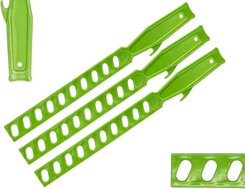 ToolSpace Farbmischstab 3x Farbrührstab Kunststoff Grün 275 mm 3 cm breit | für Farbe und Lacke, Epoxidfarben Acryl Harze Emulsionen, Malerbedarf, Handmischer, mehrfach verwendbar, 3 Stück