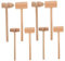 HAWILLOSCH 8pcs Mini Wooden Hammer Tool Meat Loose Hammer Pin Power Stubby Hammer Practical Hammer Egg Hammer Drill Machine Hammer Money Meat Hammer Coop Kit Sledge Tractor