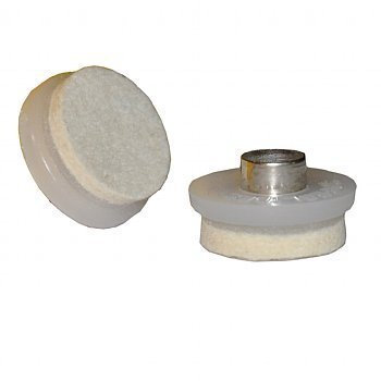 Safeglides/Fußgleiter, für Nägel, 20 cm, Weiß, 16 Stück