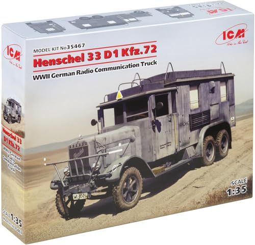 ICM 35467 - Henschel 33 D1, KFZ 72 German Radio Communication Truck