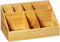 Opportunity 42FJ13000101 Organiser Maquillage 7 compartiment de Salle de Bain Bambou