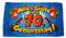 Fahne/Flagge Alles Gute zum 70. Geburtstag 90 x 150 cm