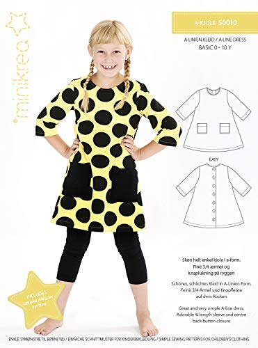 MAGAM-Stoffe Kleid Schnittmuster Kinder inkl. Aufnäher Enno
