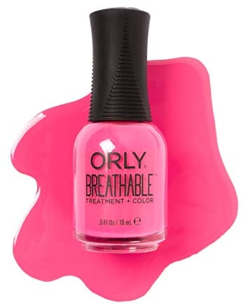 ORLY Breathable Treatment + Colour | Prevents Chipping And Peeling For Long Lasting Manicures | No Top Or Basecoat Needed | Easy To Apply (Pep In Your Step 18ml)