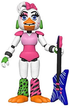 Funko Action Figure: Five Nights at Freddy's (FNAF) - PizzaPlex - Glamrock Chica The Chicken - FNAF Pizza Simulator - Sammlerstück - Geschenkidee - Offizielle Handelswaren - Für Jungen & Mädchen