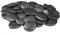 Teraplast Galets décoratifs en Plastique recyclé - Noir Large (5 à 8 cm)