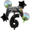 DIWULI Gamer Ballon Deko 6 Jahre Gamepad Geburtstag Jungen