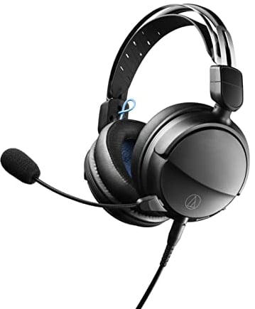 Audio-Technica Auriculares Cerrados de Alta Fidelidad Para Videojuegos Negro