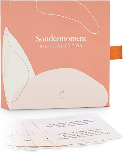 Sondermoment Self-Love Edition - Achtsamkeitskarten fürs Tagebuch, Selbstfindung und gegen Stress | Weihnachts-Geschenk für Mama, Freundin, Freund