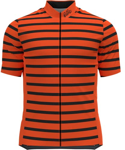 Odlo Herren Essential Print_411962 Radtrikot (1er Pack)