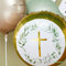 Amscan 9915642 Botanical Cross Foil Balloon