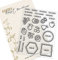 Karten-Kunst Clear Stamps KK-0219 Stempel Mini Frames Obst Silikonstempel