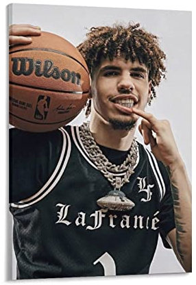 Lamelo Ball Poster Papier-Dunk-Poster Druck Foto Kunst Malerei Leinwand Poster Zuhause Moderne Dekoration Poster 40 x 60 cm