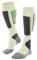 FALKE Damen Skisocken SK4 Advanced W Kh Wolle Funktionsmaterial warm dünn 1 Paar, Weiß Off-White 2047-O, 35-36
