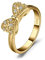 JewelryPalace Wickelring Schleife Verlobungsring Unendlichkeit Promise Eheringe Ring Silber 925 Damen, Zirkonia Trauringe Damenring Hochzeitsringe Antragsring Ringe, Damen Schmuck Vergoldet 60