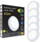 CLAR - LED Deckenleuchte Rund, Deckenlampe, Badlampe, Kellerlampe, 20W (5er Pack)