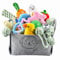 Ousiya 24 Pack Puppy Toys Set with Storage Box - Small Dog Teething Toys for Playing and Training