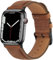 HITZEE Lederarmband Kompatibel mit Apple Watch Armband 42mm 41mm 40mm 38mm SE2 SE Series 10 9 8 7 6 5 4 3 2 1 Armband, Echte Leder Ersatzarmband Band für Herren Damen, Braun