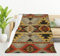 HGOD DESIGNS Azteken-Decke, amerikanischer Südwest-Druck, Überwurf, weich, warm, leicht, Decke für Frauen, Geburtstag, Weihnachten, Zuhause, Wohnzimmer, Dekoration, 100 x 130 cm