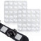 PEUTIER 2 Stück Snowboard Stomp Pads, Snowboard-Griffpolster rutschfest Matte Selbstklebend Snowboard Grip Pad Extra Grip Gepolstert für Winter Schnee Ski Zubehör (Klar)