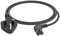 FIRMERST 1 Metre UK Figure of 8 Power Cable IEC320 C7 to BS 1363,Black