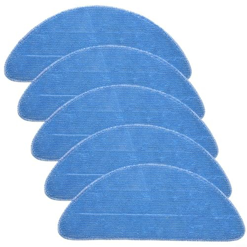 URPIZY Ersatz Waschbare Wiederverwendbare Mops Tücher Wischpads Kompatibel mit für ABIR X6 für X5 X8, Roboter-Staubsauger und Wischmoppreiniger Ersatzteile Zubehör