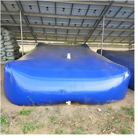 50 100 200 300 500 1000 2000 Gallon Water Tank for Truck Bed/ Camping/ RV/ Swimming Pool, Large Capacity Water Bladder Soft Storage Bag Containers, Water Collection System ( Color : Blue , Size : 500L