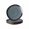 Villeroy & Boch like. by Lave Gris Brotteller 6er Set, 17,5 x 17 x 2 cm, Runde Beilagenteller mit einzigartiger Glasur, Skandinavisches Design, Steingut, Grau