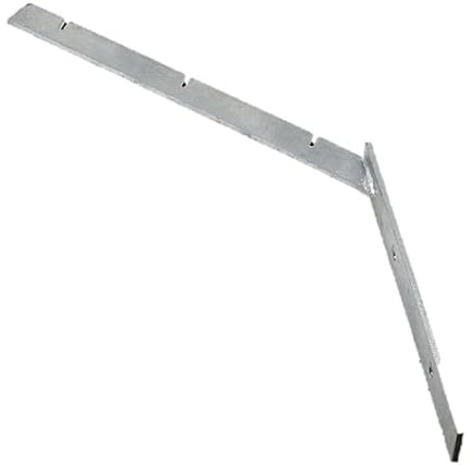 SCORPIO HARDWARE Barbed Wire Brackets Face Fixing Welded Heavy Duty Galvanised Pack of 5