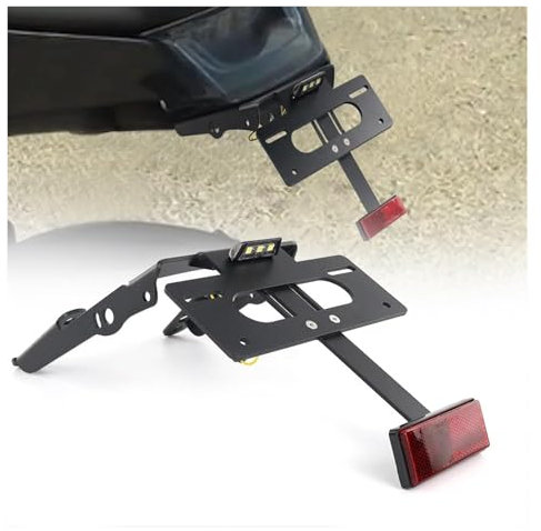 FNCVTM Motorrad Kennzeichenträger Für H&usqvarna Für VitPilen 401 Für SvartPilen 401 250 200 125 2018-2023 Kennzeichenhalter Motorrad-Kennzeichen-Heck-Kit
