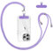Vauki Cordino per Cellulare Telefono Universale Tracolla Regolabile Collana Collo Nylon Catena Laccio per Cellulare e Patch Telefono per Maggior Parte Smartphone IPhone Samsung Huawei Xiaomi, Viola
