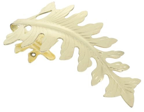 TOPBATHY Leaf Shaped Curtain Holdback Metal Decorative Window Drapery Tieback Hooks