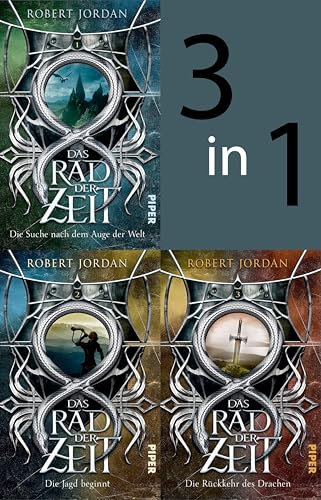 Bundle: Das Rad der Zeit 1 bis 3 (Das Rad der Zeit): Die Suche nach dem Auge der Welt; Die Jagd beginnt; Die Rückkehr des Drachen | Die Buch-Serie zur großen prime video-Serie »Wheel of Time« (WoT)!