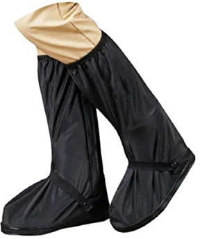 Mikikit Wasserdichter Überschuh Für Motorrad Regen Verdickt Für Fahrrad Wasserdicht Für Den Außenbereich Stiefelanzüge Undurchlässig Wiederverwendbar Fahrradzubehör
