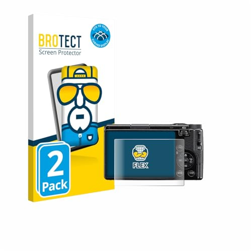 BROTECT 2 Stück Full-Cover Schutzfolie für Ricoh GR IV 2025 Full-Screen Displayschutz-Folie [3D Curved, Anti-Fingerprint, Kristall-Klar]