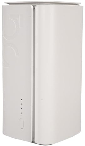 Dioche Router CPE 5G WiFi 6 Router Wireless Dual Band Ad Alta velocità con Slot per Scheda SIM per Uso Interno Domestico Materiale ABS Bianco (Spina europea)