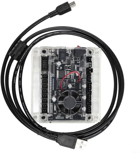 USB CNC Controller Board für GRBL 1.1F - 3-Achsen Graviermaschine Steuerkarte Kompatibel mit 2418/3018 PRO CNC Routern, Schrittmotortreiber Integriert