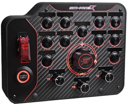 SIM-PANEL PC Sim Racing Gen 2 Button Box (Horizontal Layout)