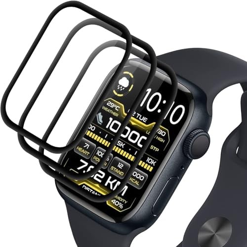 Elecshion 3 Stück Schutzfolie für Apple Watch Series 1/2/3 38mm screen protector, handyglas, 9H Härte, Anti-Kratzen glasschutzfolie Film