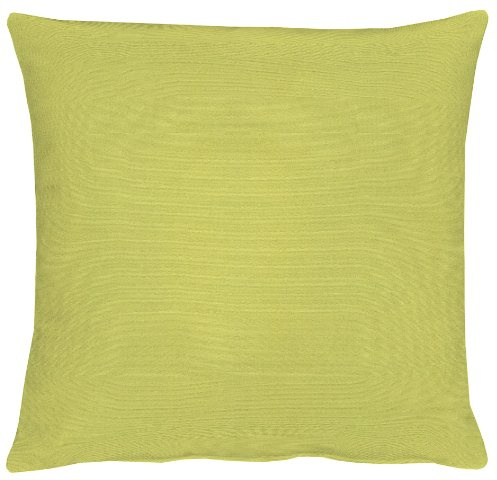 APELT Kissenhülle 4362 Farbe 41, modisch und zeitloser Kissenbezug, hochwertige und schicke Unifarbene Zierkissenhülle in Grasgrün, Größe 40 x 40 cm