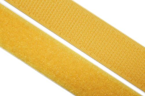dalipo 17003 - Klettband zum annähen, 20mm, gelb
