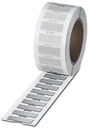 PHOENIX CONTACT EMLP (45X15)R SR Kunststoffschild, 45mm x 15 mm Schriftfeldgröße, 500 Einzelschilder, Silber