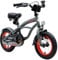 BIKESTAR Kinderfahrrad für Mädchen ab 3-4 Jahre | 12 Zoll Kinderrad Cruiser | Fahrrad für Kinder Grau