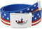 Meister Player Golf Webbing Belt - Adjustable & Reversible - American Flag