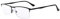 Eyekepper Qualität Halbrand Metall Lesebrille Federscharnier Lesehilfe in Schwarz+2.25