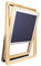 Roto Verdunkelungsrollo für Dachfenster, Größe des Rahmens: 78 cm x 54 cm, Blau