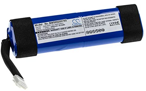 vhbw Batterie Remplacement pour JBL 2INR19/66-2, SUN-INTE-103 pour Enceinte, Haut-parleurs (6800mAh, 7,4V, Li-ION)