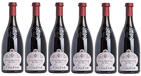 Ronchedone Ca' dei Frati 2018 Rotwein aus dem Gardasee - [ Packung mit 6 Flaschen x 750 ml ]