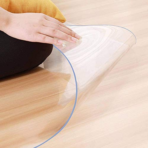 Ertex Stuhlunterlage Bodenschutzmatte Bürostuhlunterlage Bodenmatte 2,2mm 1 A Qualität Transparent Glasklar 100% (100 x 200 cm)