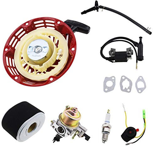 EMSea Kit d'entretien Bobine d'allumage avec Fltre à Air Carburateur Compatible pour GX140 GX160 GX200